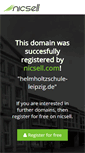 Mobile Screenshot of helmholtzschule-leipzig.de